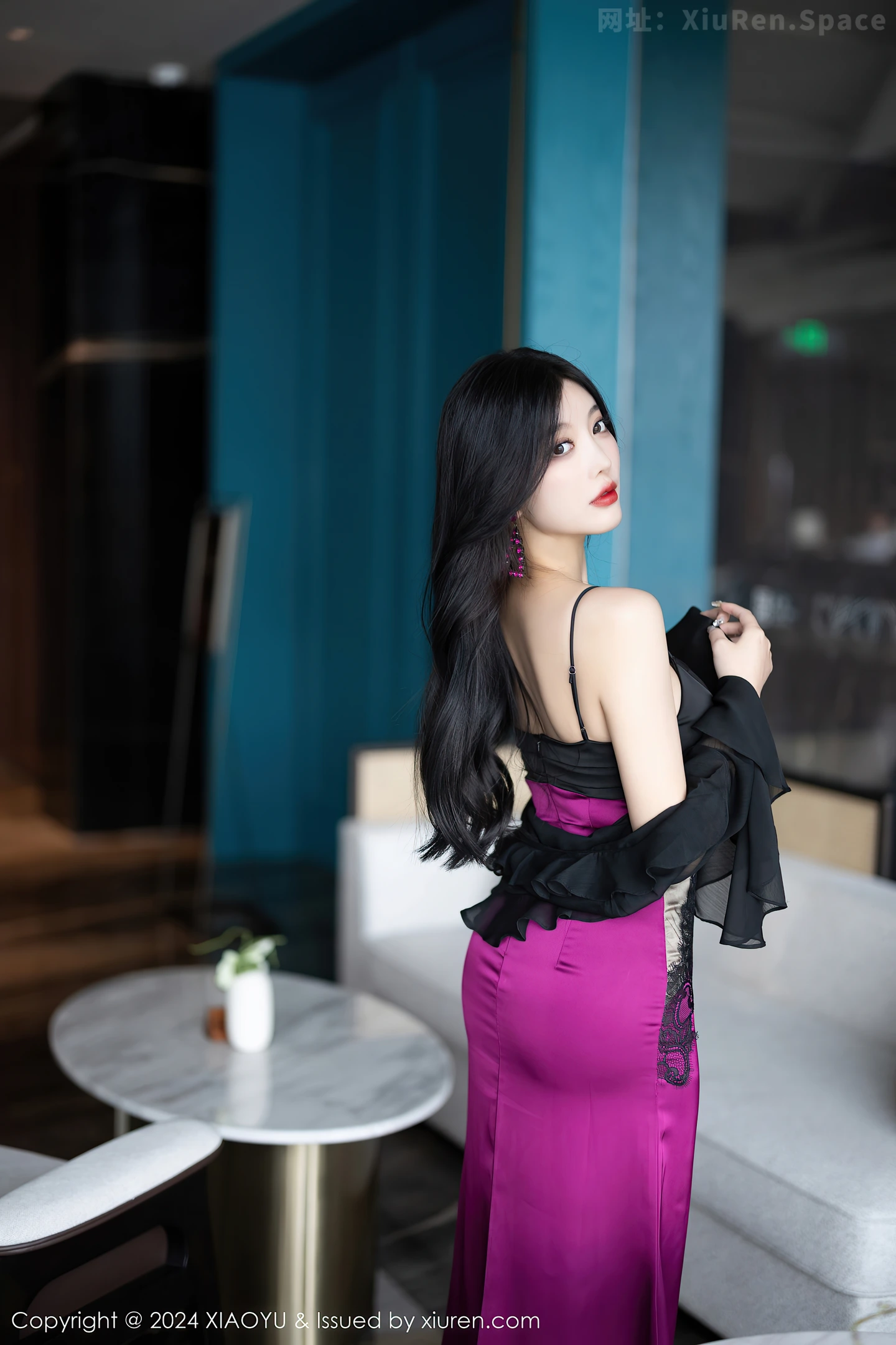 图片[6]-[XiaoYu画语界]Vol.1192 女神杨晨晨Yome性感吊带裙+黑色情趣服饰秀完美身材诱惑写真85P-秀人网官方网站